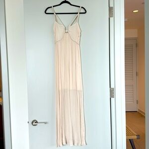 Long cream summer dress